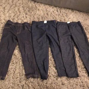 3 pair carters jeggings